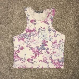 American Eagle floral crop top
